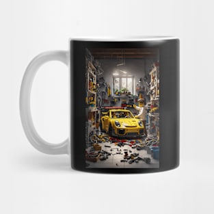 Technician German Sports Car Yellow Mug